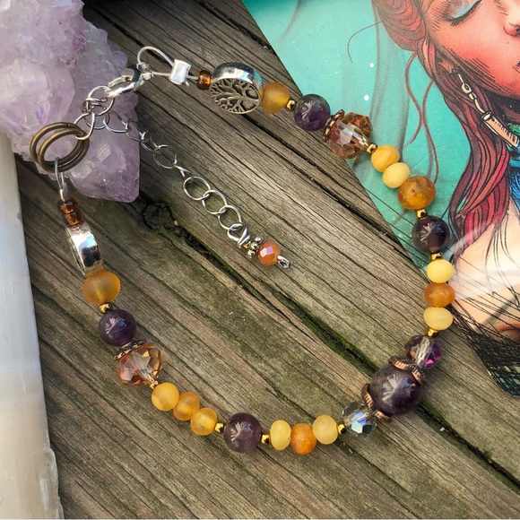 *SOLD* Sun Cazimi Gemstone Bracelet - Picture 6 of 13